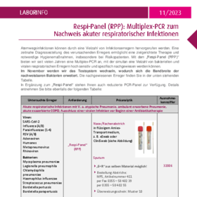 Respi-Panel (RPP): Multiplex-PCR zum Nachweis akuter respiratorischer Infektionen