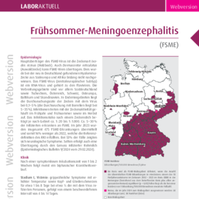 Frühsommer-Meningoenzephalitis (FSME) (Apr 2024)