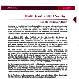 Hepatitis-B- und Hepatitis-C-Screening